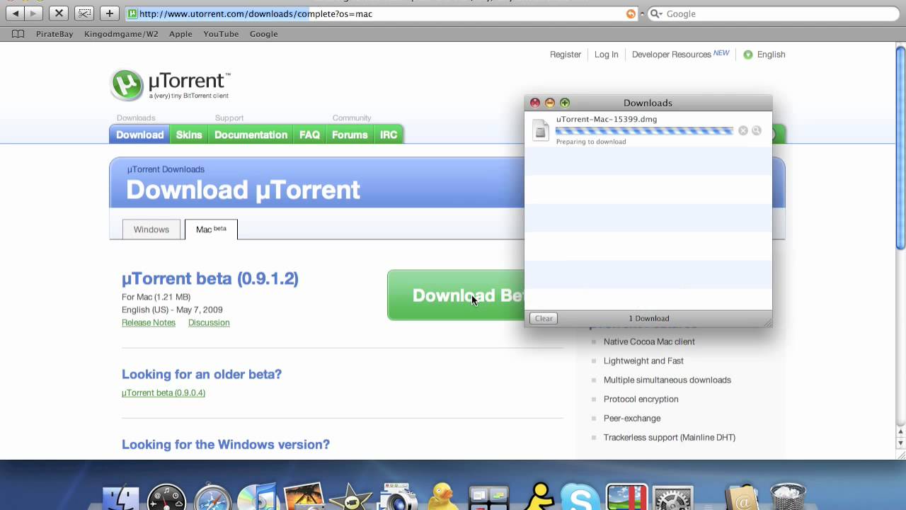 utorrent for mac youtube
